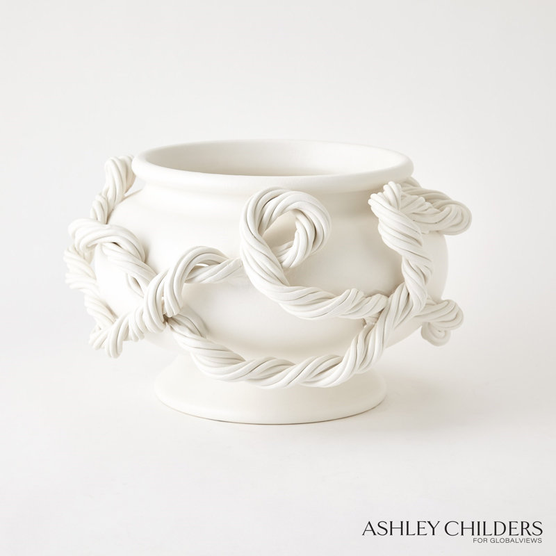 Twisted Vine Bowl-White