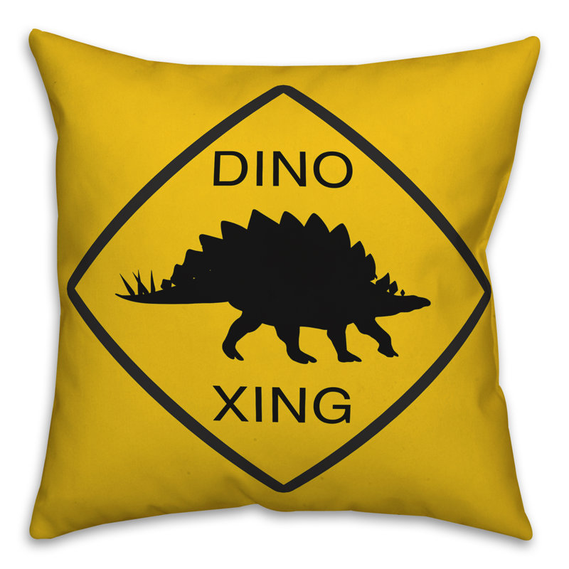  Housse et insert de coussin carré Dino Crossing