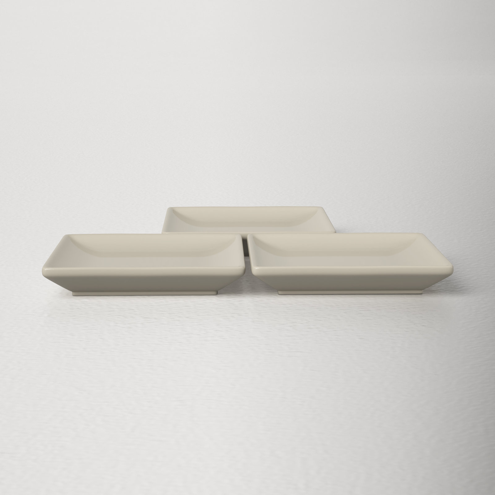 Borgen Square Condiment Server, Muslin