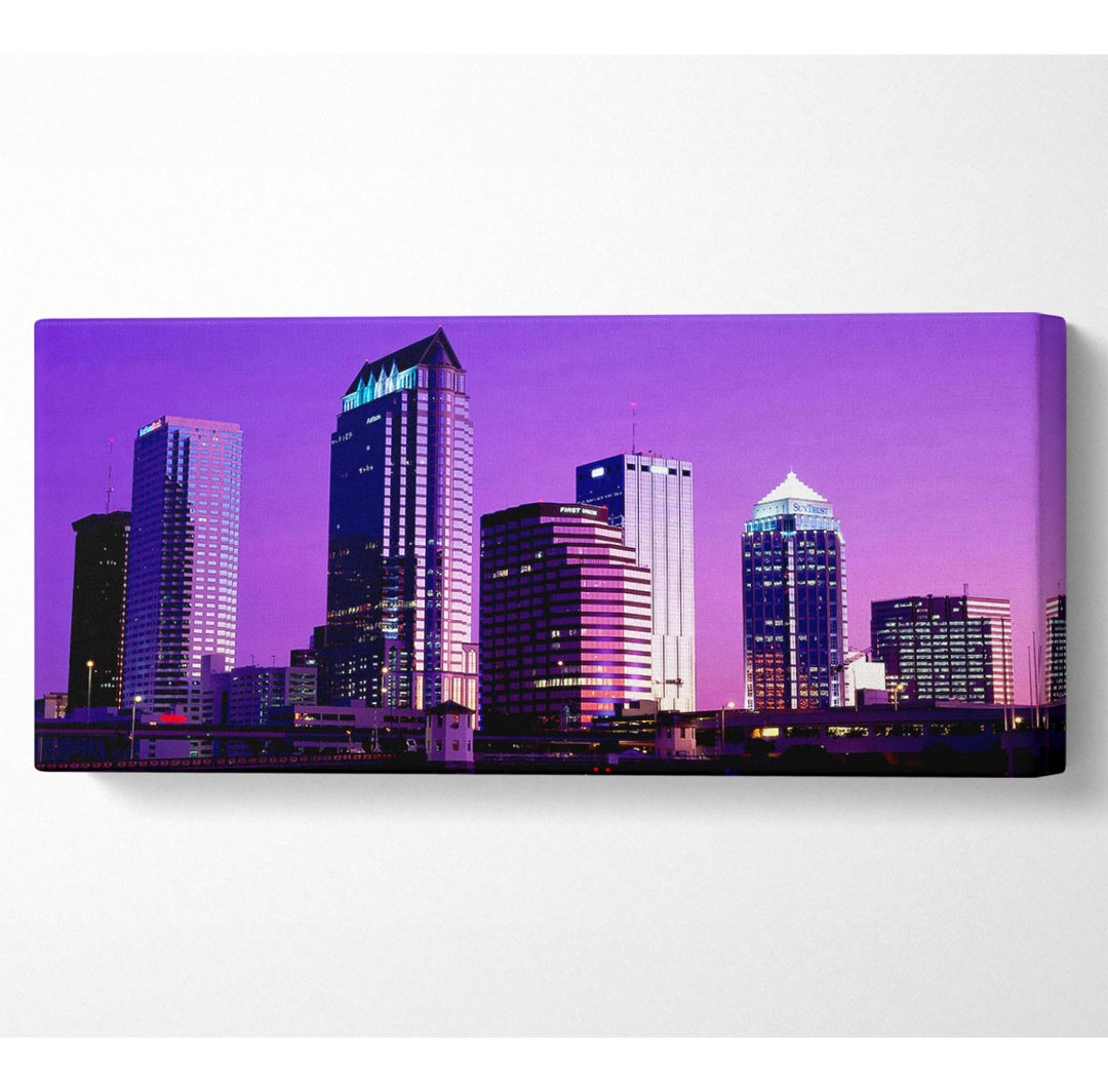 Miami Purple Nights - Kunstdrucke auf Leinwand