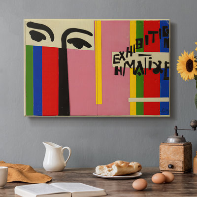 Maquette for Exhibition Poster (Exhibition H. Matisse)-Henri Matisse-Gallery Wrapped Canvas-c. 1953