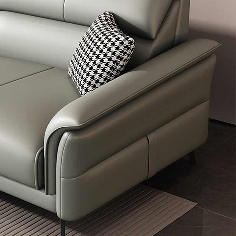 Canapé à lignes droites moderne et minimaliste, H 33,46 po x l 86,61 po x P 36,22 po, 3