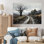 «Lonely House Country Road», reproduction sur toile