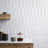 Fan 3" x 8" Fishscale Airy Matte Spanish Wall Tile-66400999