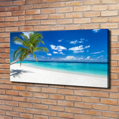 Tropical Beach - Wrapped Canvas Print