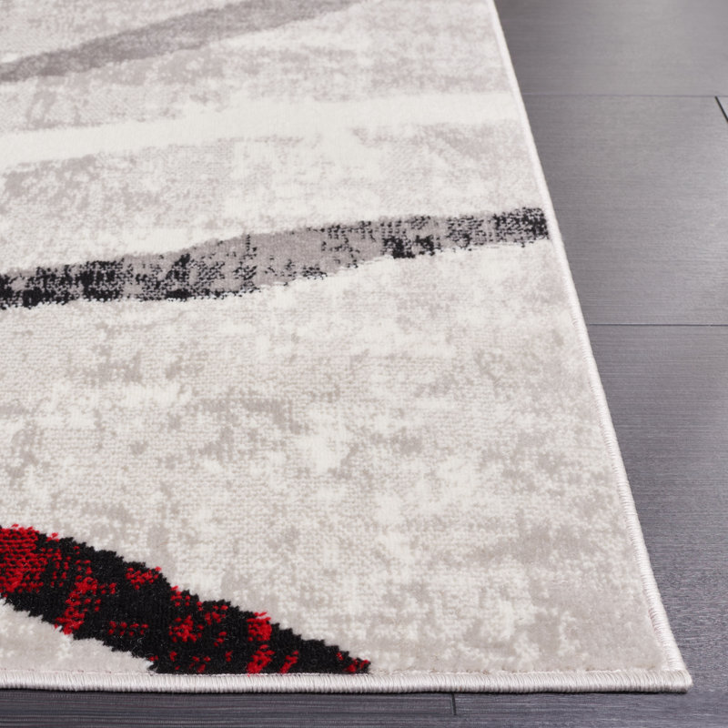 Tapis abstrait Skyler Performance, Rectangle 5 pi 1 po x 7 pi 6 po