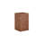 Premium Burl Walnut Veneer Cube Table with Height Adjustable Versatility