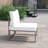 Modway Fortuna Aluminum Outdoor Patio Armless Chair-365024395