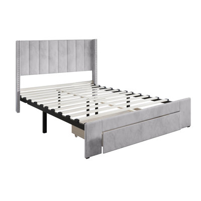 Georgia-Lee Upholstered Wingback Storage Bed