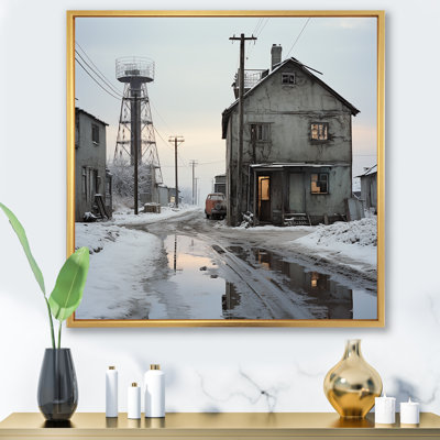 Warehouse Winter Scenery sur toile