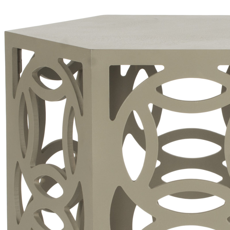 Table de bout Heidi Block, Perle Taupe