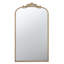 Ornement de style baroque doré 24 po x 42 po pour la chambre à coucher, miroir mural 24 po x 42 po, salle de bain murale
