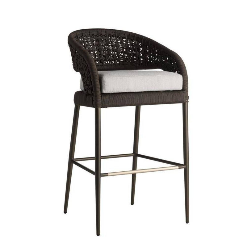 Juri Outdoor Bar Stool, 34.5"