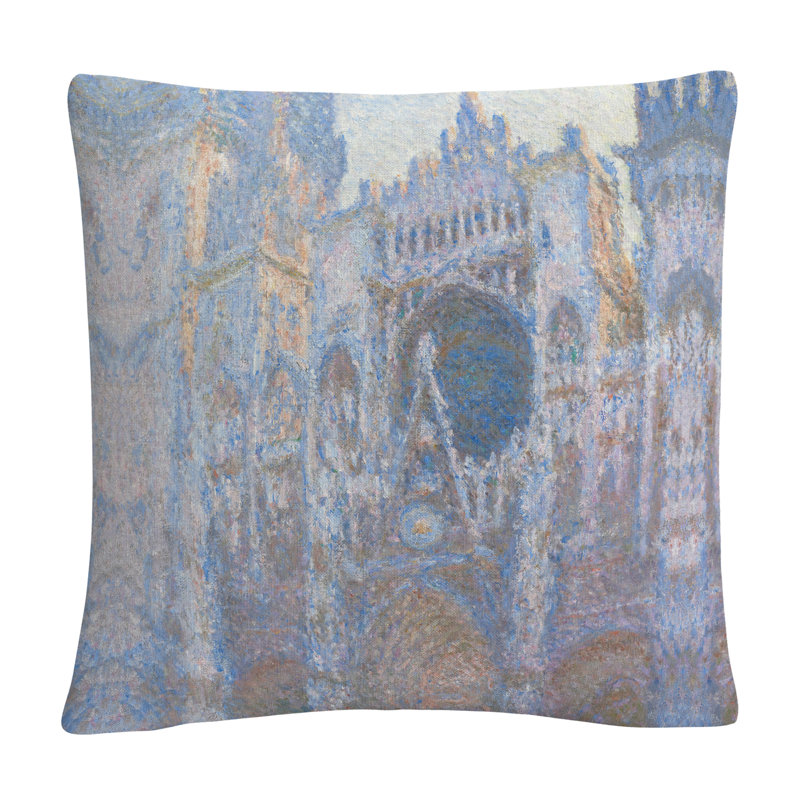 Coussin décoratif Claude Monet Rouen