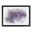 Striking Purple Flower in Abstract - Framed Print-55730225-55730234