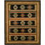Wool Southwestern Area Rug in Black-1947321981