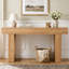 Console de 63 po de largeur, canapé de style campagnard, table d'entrée étroite à grain de bois chaud-132680170-132680168-132680166