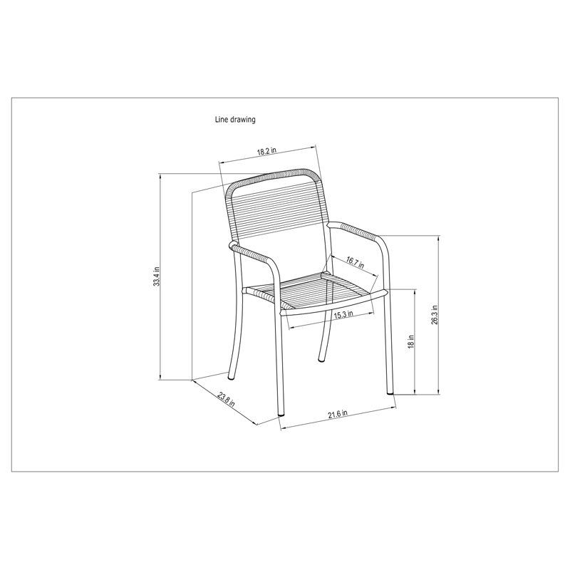 Ensemble de salle à manger d'extérieur en aluminium 9 pièces Dugas
