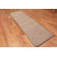 Tapis de couloir moderne à motif crème / brun terreux neutre One-of a Kind