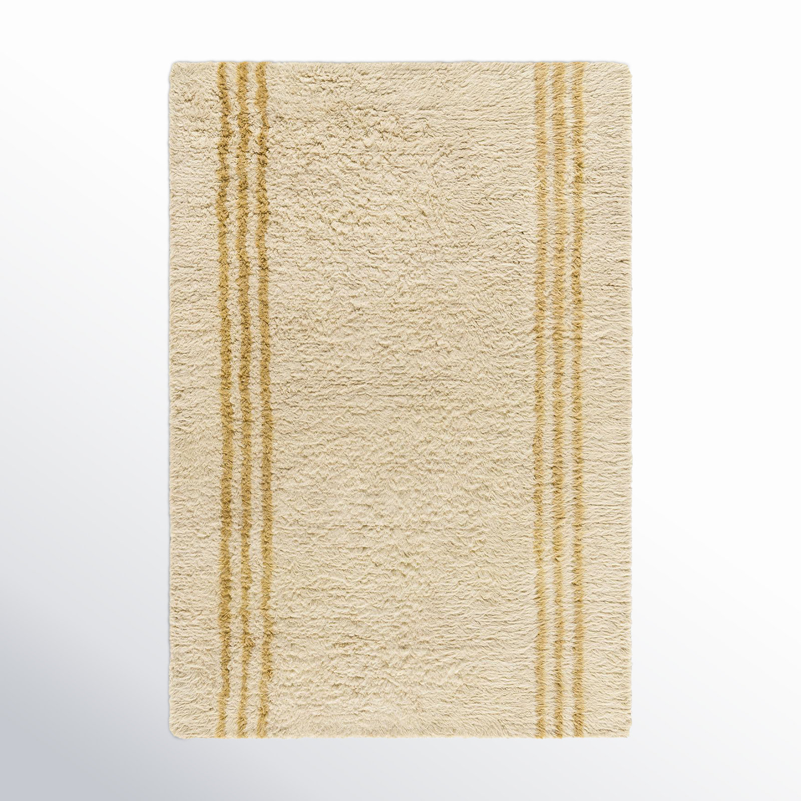 Hand-Tufted Striped Shag Rug, Rectangle 8' x 10'