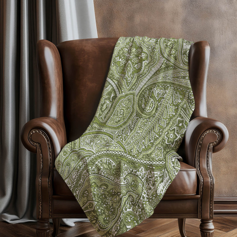 Jeté en cachemire Addison Sherpa ASB623, Vert