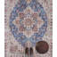 Anthea Tufted Plum Red/Jeans Blue Rug-45789003