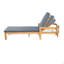 Outdoor Acacia Chaise Lounge