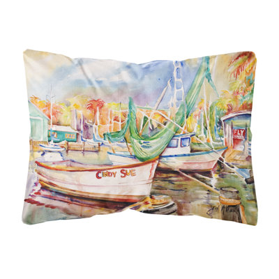 Coussin décoratif intérieur/extérieur cindy sue Sailboat