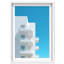 Modular White II Shadowbox Architecture Print by Oliver Gal, Black Frame, 10 x 15-1970843720-1970843726