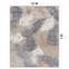 Tapis d'intérieur et d'extérieur à motif floral beige / gris / brun Hernandez-927774734