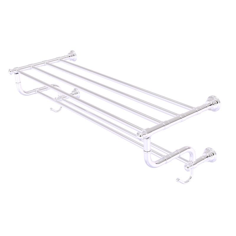 Porte-serviettes mural Freyja, Chrome poli, P 12,5 po x l 26 po x H 10,6 po