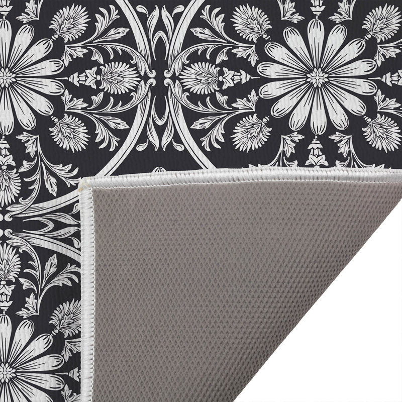 Paillasson Daisy, Gris anthracite, L 24 po x L 17 po