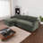Alameda 109" W Velvet L-Shaped Sectional-1904097378-1904097380