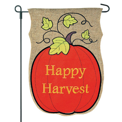 Galiena Double Sided 21'' H x 14'' W Thanksgiving Garden Flag