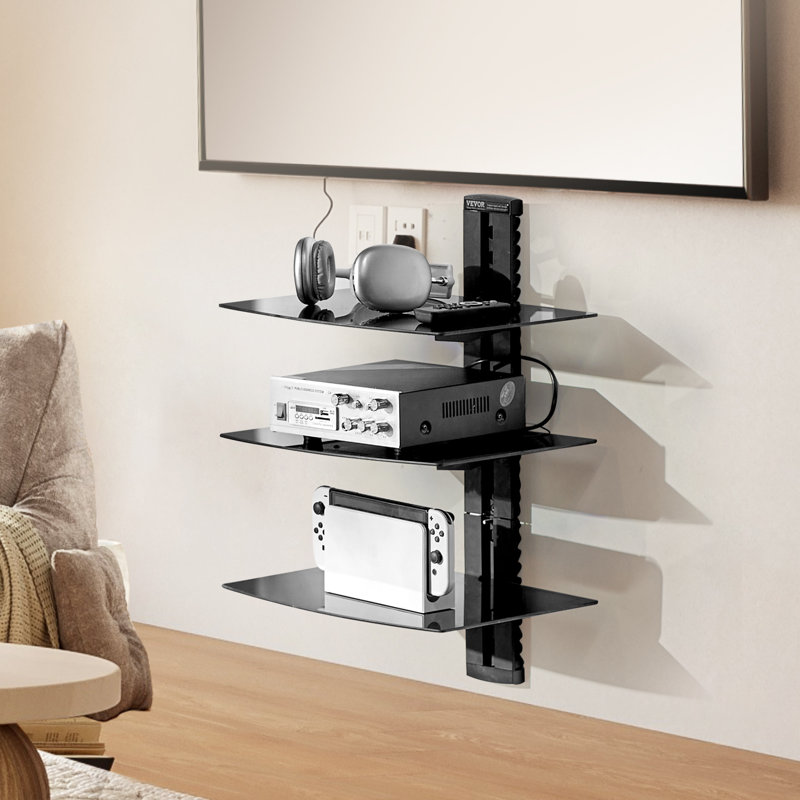 Metal 5.1cm H Media Shelves