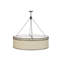 54"W Cilindro Circle X Textrene Pendant