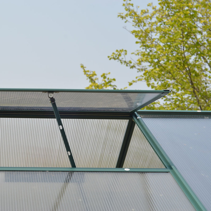 Edgecumbe 8.5 Ft W X 6.5 Ft D Hobby Greenhouse