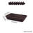 Dark Coffee Color,Two Packs,Rustic Handwoven Storage Basket For Fruits, Bread, Snacks, And Market Display - Durable PP Material, Mold-Resistant For Long-Lasting Use-940770453