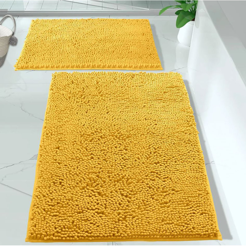 Tapis de salle de bain Lemon Yellow, Citron