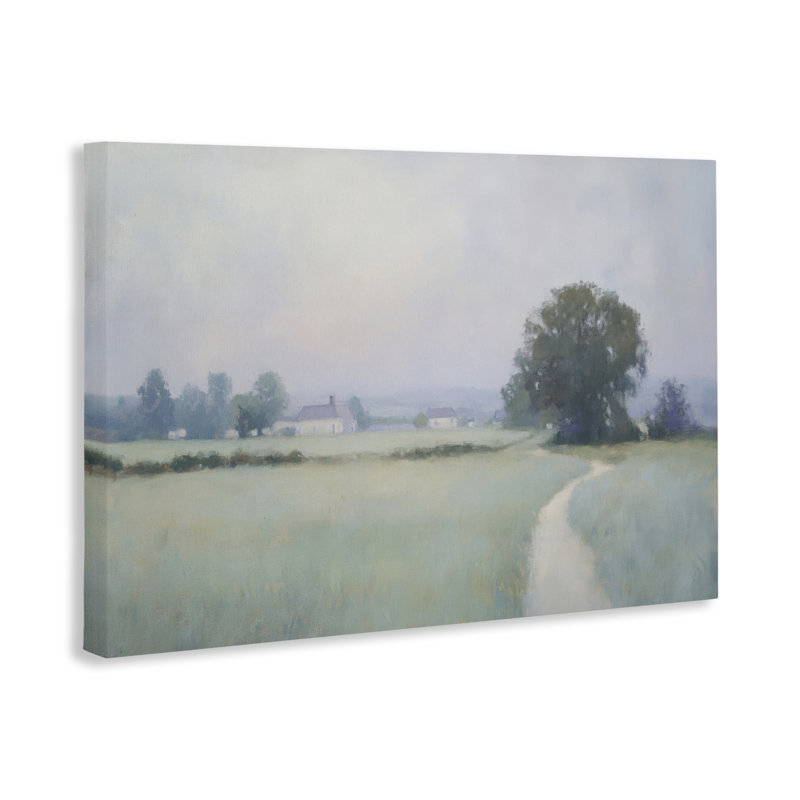 Long Driveway Landscape Canvas, conception de Petal Prints Design, H 16 po x l 24 po