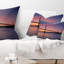 Coussin Pier, paysage marin, vue magnifique sur le pont de Lisbonne-29455750-89813423