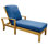 St. Lucia Outdoor Teak Chaise Lounge