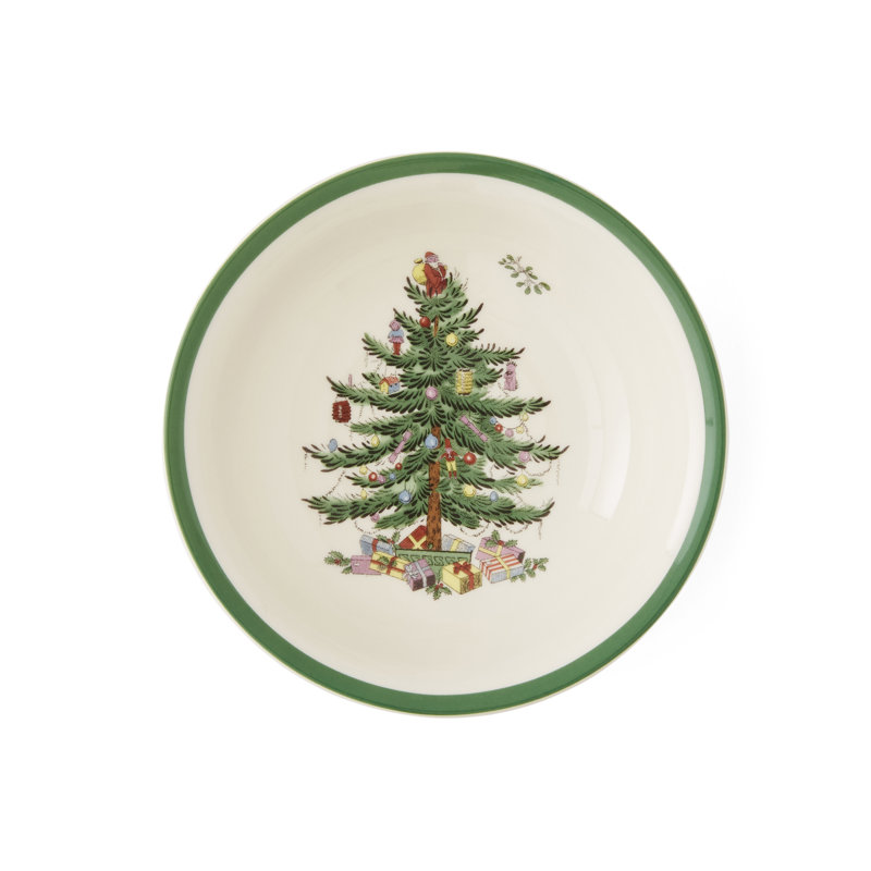 Spode Christmas Tree Cereal/Oatmeal Bowl 5.5"