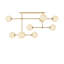 Armstrong Small Linear Chandelier-Black Gunmetal-2144621672-2138026730
