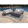 Sedona 66" L x 32 W x 22" H Concrete Fire Pit Table with Pull-Out Propane Tank Drawer by AMS Fireplace