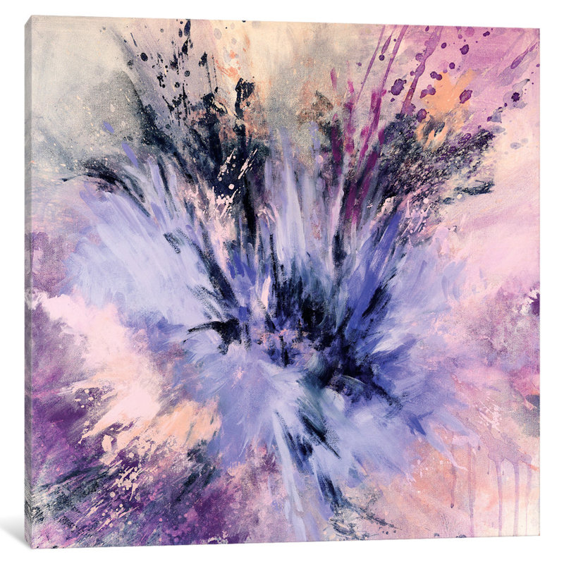 «Spring Star Burst» par Laura Mae Dooris, impression sur toile tendue, H 18 po x l 18 po x P 1,5 po