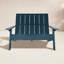 Causeuse double en plastique recyclé Byrnes-715490968