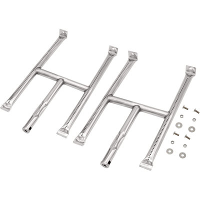 Quickflame 8.3 in. W x 12.6 in. D Stainless Steel Replacement Grill Burner