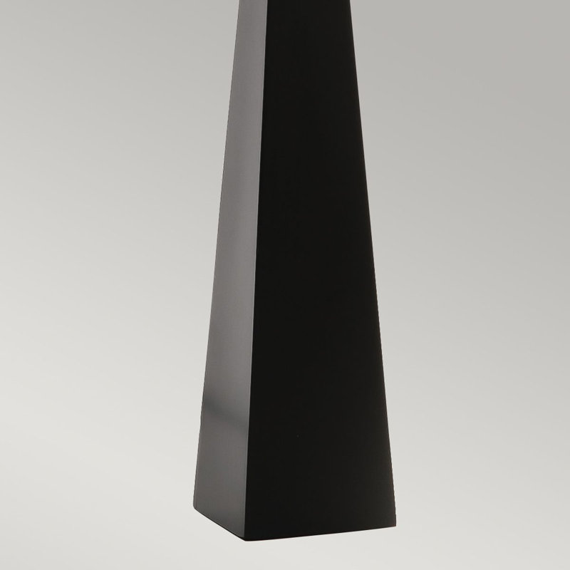 Athalene Metal Table Lamp, Dark Grey, Black