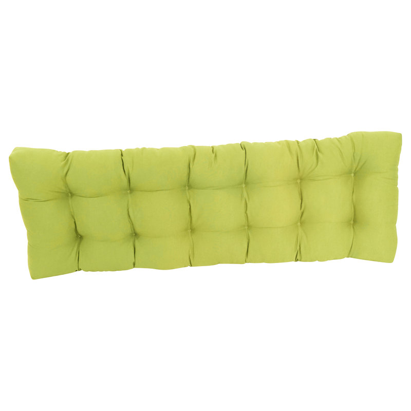 Outdoor 4.5'' Bench Seat Cushion, 60" W x 19" D, Mojito Lime